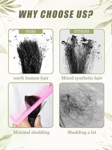 KULYMUWIG Human Braiding Hair for Boho Braids 18 Inch 100 g 4 Bundles Deep Wave Bulk Human Hair for Braiding No Weft 10A Curly Human Hair Extensions for Braids Wet and Wavy Braid - Image 5