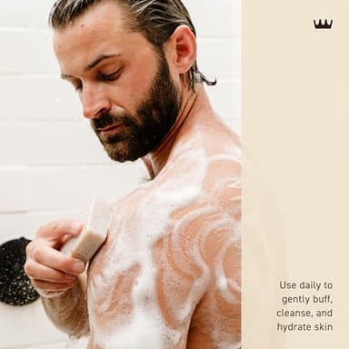 Cremo Exfoliating Body Bar for Men, Italian Bergamot Scent, Multi-Layered Fragrance That Buffs, Cleanses and Hydrates Skin, 5oz - Image 5