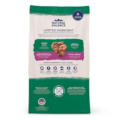 Natural Balance Limited Ingredient Small-Breed Adult Dry Dog Food with Healthy Grains, Lamb & Brown Rice Recipe, 4 Pound (Pack of 1) - Image 3