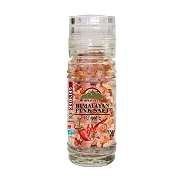 Himalayan Chef Pink Salt Grinder, Chipotle Salt, 3.53 Ounces, Incredible Taste - Image 1
