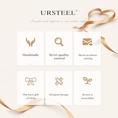 Ursteel Initial Necklaces for Women - Beaded Initial Choker Necklace for Women Letter E Choker Heart Jewelry Personalized Gifts - Image 7