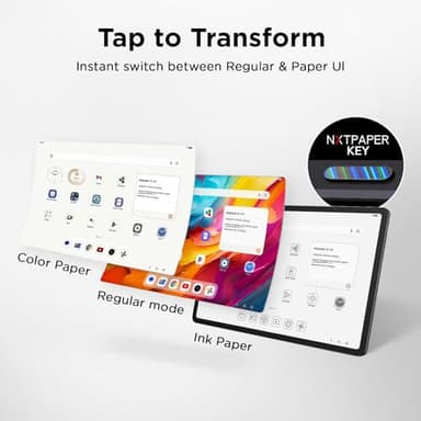 TCL NXTPAPER 14 Android Tablet, 14.3" Paper-Like Display Drawing Pad & Digital Notebook with 4096-Level Stylus & Flip Case, 8+8GB RAM, 256GB Storage, 10000mAh Battery, Multi-Window, Gray - Image 5