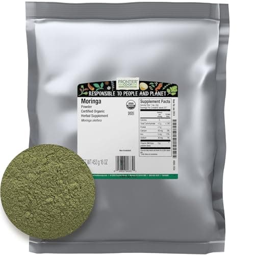 Frontier Bulk Moringa Powder, Organic, 16 Ounce - Image 1