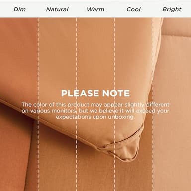 Bedsure Comforter Duvet Insert - Quilted Comforters Queen Size, All Season Duvet, GentleSoft Down Alternative Bedding, with 8 Tabs, Gifts for Women/Men, Burnt Orange, Queen 88 x 88 Inches - Image 10