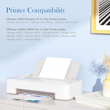 Valuetoner Remanufactured Ink Cartridge Replacement for HP 901 901XL 901 XL Compatible with Officejet 4500, J4524, J4540, J4550, J4580, J4624, J4680 Printer High Yield (1 Black, 1 Tri-Color, 2 Pack) - Image 2