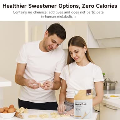 SPICEEL Monk Fruit Sweetener with Allulose - White Sugar Substitute, without Erythritol, Coffee, Tea, Gluten Free, Vegan, Sugar Replacement (1lb) - Image 9