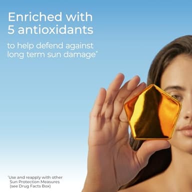 Eucerin Sun Tinted Age Defense Face Sunscreen Lotion SPF 50 with Hyaluronic Acid, Tinted Sunscreen for Face, Blendable Tint for All Skin Tones, Non Comedogenic and Hypoallergenic, 2.5 Fl Oz Bottle - Image 3