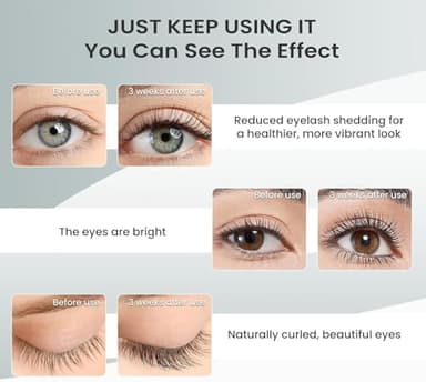 Lash Serum - Advanced Eyelash Serum, For Thicker, Longer Eyelashes and Eyebrows, Advanced Natural Formula for Longer, Fuller-574 - Image 5