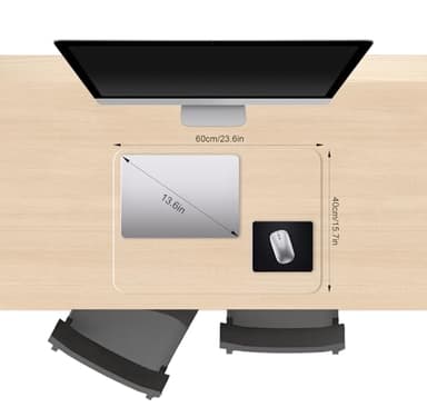 LBJFYHJN Clear Desk Mat, Non-Slip PVC Desk Protector Mat with Round Edge, Heat Resistant & Waterproof Clear Desk Writing Mat for Home and Office (23.6"*15.7") - Image 6