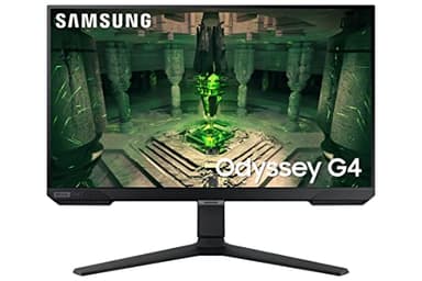 SAMSUNG 25" Odyssey G4 Series FHD Gaming Monitor, IPS, 240Hz, 1ms, G-Sync Compatible, AMD FreeSync Premium, HDR10, Ultrawide Game View, DisplayPort, HDMI, Fully Adjustable Stand, LS25BG402ENXGO - Image 1