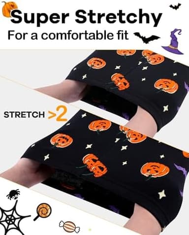 DAUGHTER QUEEN Boys & Girls 100% Cotton Holiday Pajamas, Halloween Christmas Sleepwear 18M-12Y - Image 4