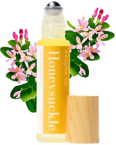 Kailuna Co. Honeysuckle Delicious Natural Pure Essential and Fragrance Oil Perfume Roll On with Organic Jojoba Oil, Eau de Toilette, Small-Batch, Alcohol Free, Handmade in California - Image 1