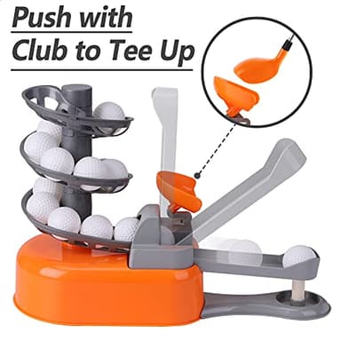 iPlay, iLearn Kids Golf Toys Set W/Left & Right Club Head, Boys Outdoor Sport Toy Age 3-5, Toddler Indoor Golf Ball Game, Child Exercise Active, Yard Play Birthday Gift 4 6 7 8 Year Olds Toddler Girl - Image 4