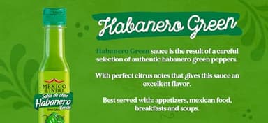 Mexico Lindo Hot Sauce Variety Pack | Includes Two Red Habanero & One Green Habanero Hot Sauces | 5 Fl Oz Bottles (Pack of 3) - Image 3