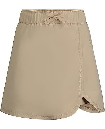 Nautica Girls School Uniform Performance Scooter, Khaki/Wrap, 12 - Image 1
