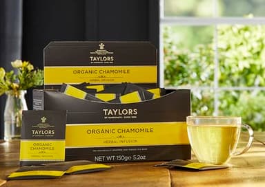 Taylors of Harrogate Organic Chamomile Herbal Tea, 100 Teabags - Image 4