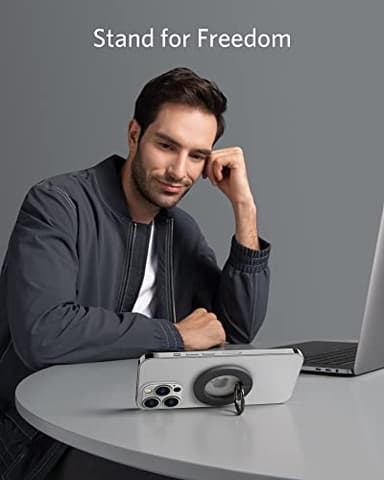 Anker Magnetic Phone Grip, MagGo 610 Ring Holder, Adjustable Kickstand, Only for iPhone 16/16 Plus/16 Pro/16 Pro Max/15/14/13/12 Series - Image 4