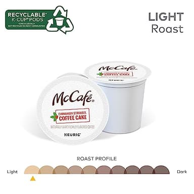 McCafe Cinnamon Streusel Coffee Cake Coffee, Keurig Single Serve K-Cup Pods, 96 Count (4 Packs of 24) - Image 5
