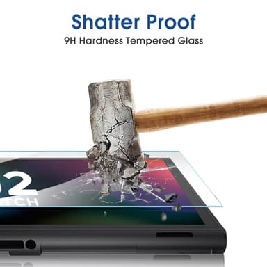 amFilm Auto-Alignment OneTouch for Nintendo Switch 2 Screen Protector [7.9''] 2025 Tempered Glass, Accessories, 30 seconds Installation, Bubble Free, Anti-Scratch, Touch Sensitive, Ultra-Clear [2Pack] - Image 6