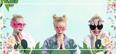 Ocean Line Luau Party Sunglasses - 9 Pairs Funny Hawaiian Glasses, Tropical Fancy Dress Props, Fun Summer Kids Party Favors, Beach Themed Party Supplies Decoration - Image 4