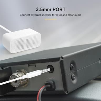 Retevis MB2 AM/FM Professional CB Radio, 40 Channels Mini Radio, Easy to Operate, Squelch Knob ASQ, VOX, Auto-Scan, CB Mobile Radio for Truckers, Black - Image 5