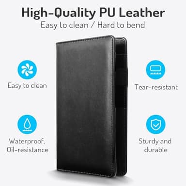 Server Book High Volume, Expandable Waitress Book with Zipper & Magnetic Pocket, 5"×9", Server Books for Waitresses, Waitress Accessories, Fits Guest Checkbook, Waitress Apron, Server Apron (Black) - Image 5