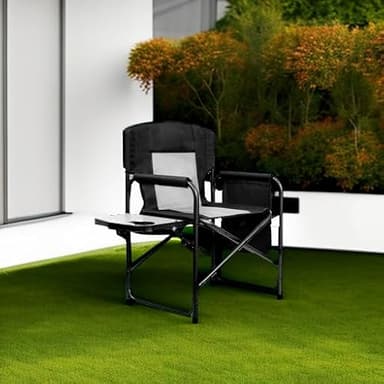 Yestomo Camping Chairs, Folding Chairs for Outside, Directors Chairs Foldable Adults Heavy Duty,Support to 450LBS - Image 6