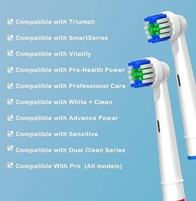 Electric Toothbrush Replacement Heads 16 Pack/Compatible Oral B Braun Replacement Brush Heads/Compatible Oral B Replacement Brush Heads - Image 5