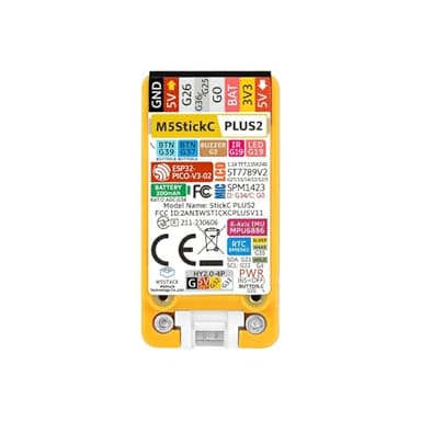 M5Stack Official M5StickC PLUS2 ESP32-PICO-V3-02 Mini IoT Development Kit IR and WiFi 1.14-inch TFT Screen IoT Controller for UIFlow - Image 9