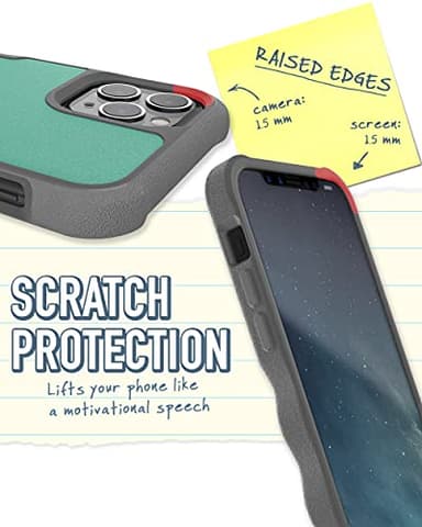 Smartish iPhone 11 Pro Max Armor Case - Gripzilla [Rugged + Protective] Slim Tough Grip Cover - Minty Fine - Image 4