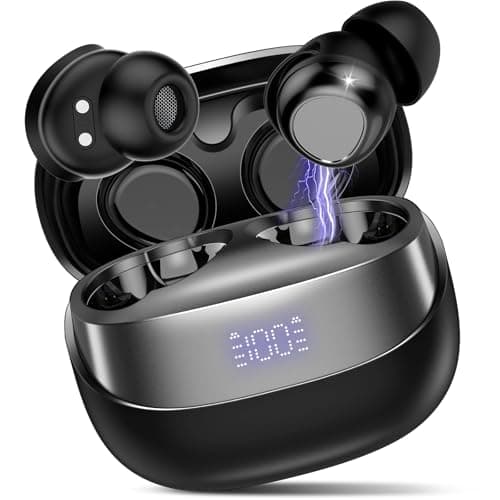 Sleep Earbuds Bluetooth 5.4 in Ear Light-Weight Headphones,Sleep Headphones Small Design for Side Sleepers with Charging Case