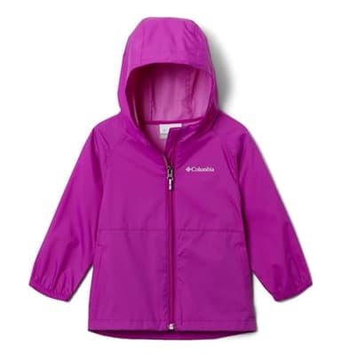 Columbia Youth Girls Switchback II Rain Jacket, Bright Plum, Medium - Image 4