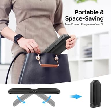 AboveTEK Keyboard Wrist Rest – Adjustable Angle & 25-Inch Length, Foldable Ergonomic Memory Foam Support for Computer, Laptop & Gaming – Non-Slip, Relieves Forearm & Elbow Pain for Typing & Mouse Use - Image 7