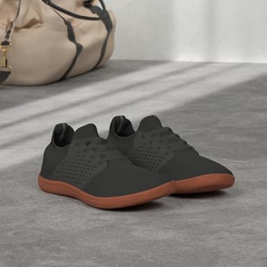 WHITIN Men's Extra Wide Width Trail Running Shoes Minimalist Barefoot Sneakers Size 12.5W Gym Lifting Low Zero Drop Pilates Fitness Green Gum 46 - Image 2