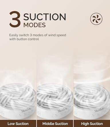 MelodySusie Cordless Nail Dust Collector,Compact Vacuum Fan Rechargeable Dust Collector with Reusable Filter,SProR Powerful Dust Suction Machine for Acrylic Gel Polish Manicure Pedicure at Salon&Home - Image 5