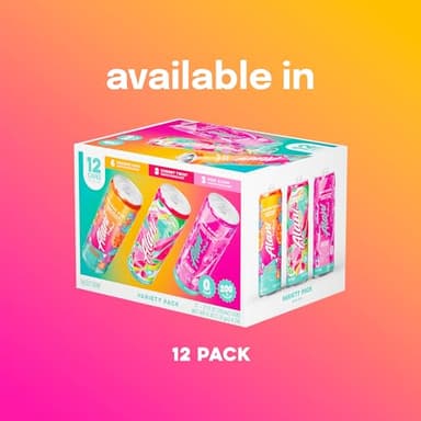 Alani Nu VARIETY PACK CHERRY TWIST, PINK SLUSH, ORANGE KISS Sugar Free, Low Calorie Energy Drinks, 200mg Caffeine, Biotin B Vitamins, Zero Sugar, 10 Calories, 12 Fl Oz Cans, 12 Pack - Image 4