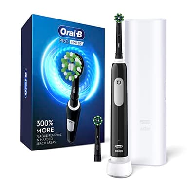 Oral-B Pro Limited Electric Toothbrush with (2) Brush Heads, Rechargeable, Black - Image 1