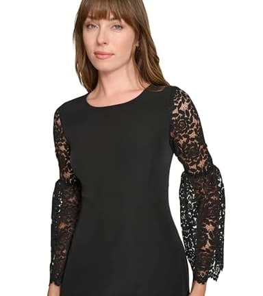 Tommy Hilfiger Women's Dresses Sheath,Black,6 - Image 6