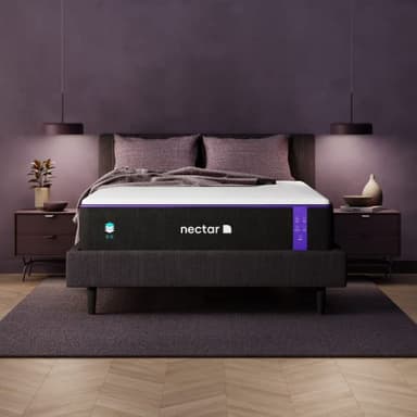 Nectar Premier King Mattress 13" - Medium Firm Gel Memory Foam Mattress - 5 Layers of Comfort - Dual Action Cooling Tech - 365-Night Trial - Forever Warranty,White - Image 1