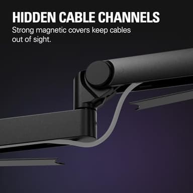 Elgato Wave Mic Arm Pro - 360° Rotatable Low Profile Gas Spring Microphone Arm, Works Mics/Shure SM7B/HyperX QuadCast/Rode/Blue Yeti & More – for Broadcasting/Podcasting/Streaming - Image 7