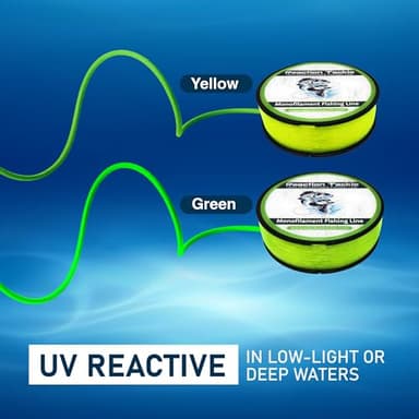 Reaction Tackle Monofilament Fishing Line- Strong and Abrasion-Resistant Nylon Mono Fishing Line, Freshwater and Saltwater Fishing Line Clear 20/800 - Image 5