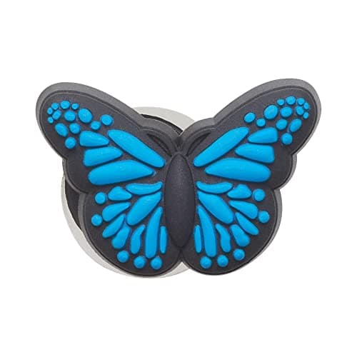 Crocs Jibbitz Nature SHOE ACCESSORY | Jibbitz for Crocs, Blue Butterfly, Small - Image 1