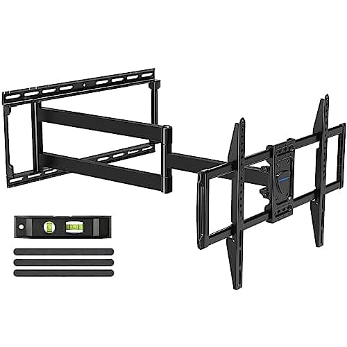 MOUNTUP Long Arm TV Wall Mount for Most 37''-82'' TVs, Corner TV Wall Mount with 30'' Extension Full Motion TVs Mount with Swivel Tilt Max VESA 600x400mm Load Up to 88 LBS, Fit 16/18/24'' Stud MU0019 - Image 1
