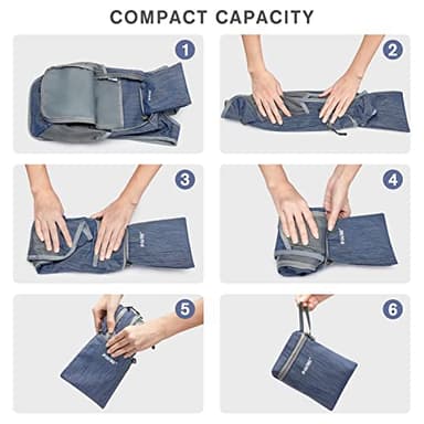 G4Free 10L/15L Hiking Backpack Lightweight Packable Hiking Daypack Small Travel Outdoor Foldable Shoulder Bag - Image 4