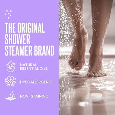 Cleverfy Shower Steamers Aromatherapy – Stocking Stuffers for Women, Teens and Wife – Christmas Gifts for Women and Teen Girls – Self-Care Shower Bombs for Stress Relief and Relaxation – 6 Tablets - Image 4