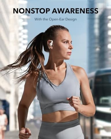 Soundcore by Anker AeroFit Pro Open-Ear Headphones, Ultra Comfort, Secure Fit, Ergonomic Design, Rich Sound with LDAC, Bluetooth 5.3, IP55 Water-Resistant, 46H Playtime, App Control, Wireless Earbuds - Image 6