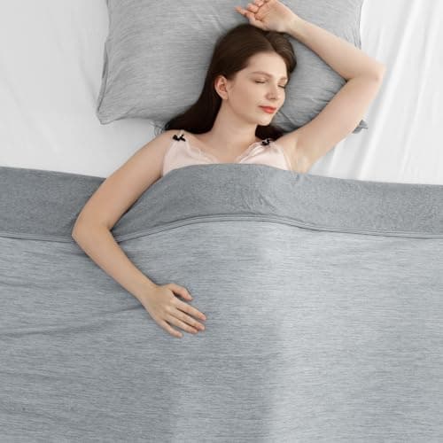Elegear Revolutionary Cooling Blanket King Absorbs Heat to Keep Body Cool for Night Sweats, Arc-Chill3.0 Cool Fiber Q-Max>0.5 for Hot Sleepers, Lightweight Summer Cold Blankets for Sleeping 108" x 90" - Image 1