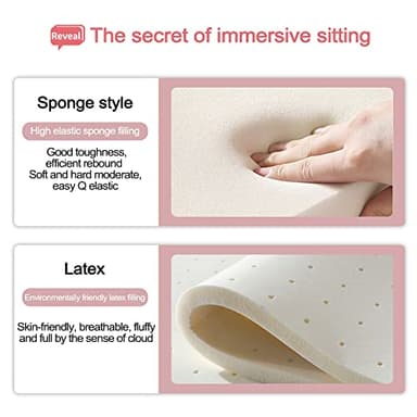 XUEGW Home Office Chair Computer Chair with Mid-Back Upholstered Modern Tufted Computer Task Chair Swivel Height Adjustable Velvet Accent Chair Suitable for Bedroom, Study - Image 6