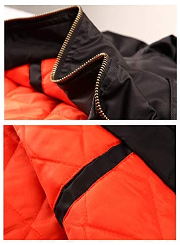 TACVASEN Men's Jackets Full Zip Up Winter Warm Fleece Liner Work Coats Outwear Turmeric, M - Image 7