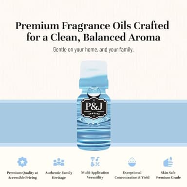 P&J Fragrance Oil Clean Home Set | Lemongrass, Fresh Cotton, Clean & Fresh, Aloe, Bamboo, Orange Candle Scents for Candle Making, Freshie Scent, Soap Making Supplies, Diffuser Oil Scents - Image 6